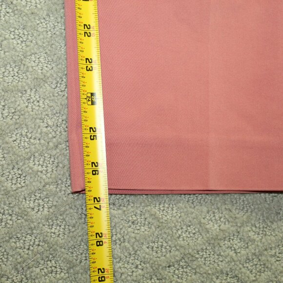 Ann Taylor Women's 6 Mid Rise Curvy Light Salmon Pink Straight Cropped Pants - Picture 4 of 6